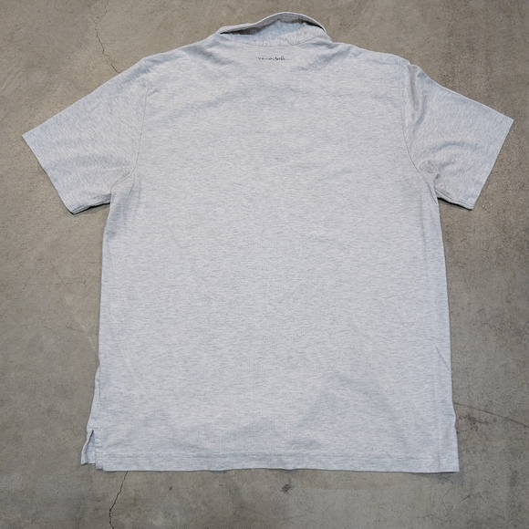 Travis Mathew Mens L Polo Golf Gray Stained - Picture 6 of 8